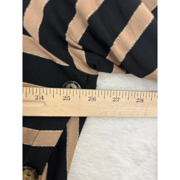 New Soft Surroundings Smooth Sailing Tee Tunic Top 2X Stripe - Picture 6 of 7